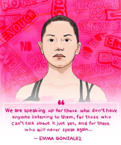 emma gonzales 18 parkland Emma Gonzalez, Survivor of the Marjorie Stoneham Douglas Mass Shooting in Florida in 2018