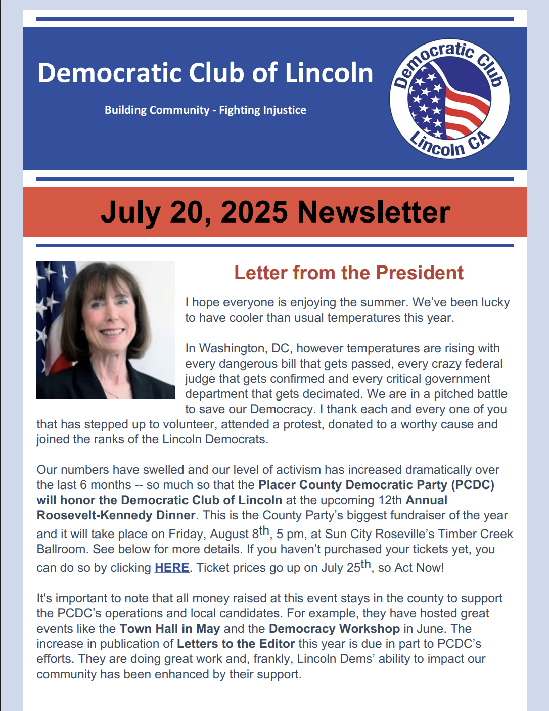 DCL 7_20_2025 Newsletter