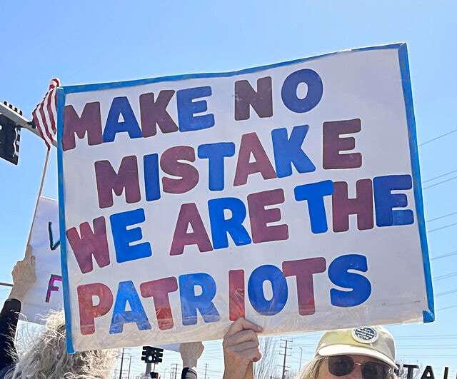 We are. the Patriots
